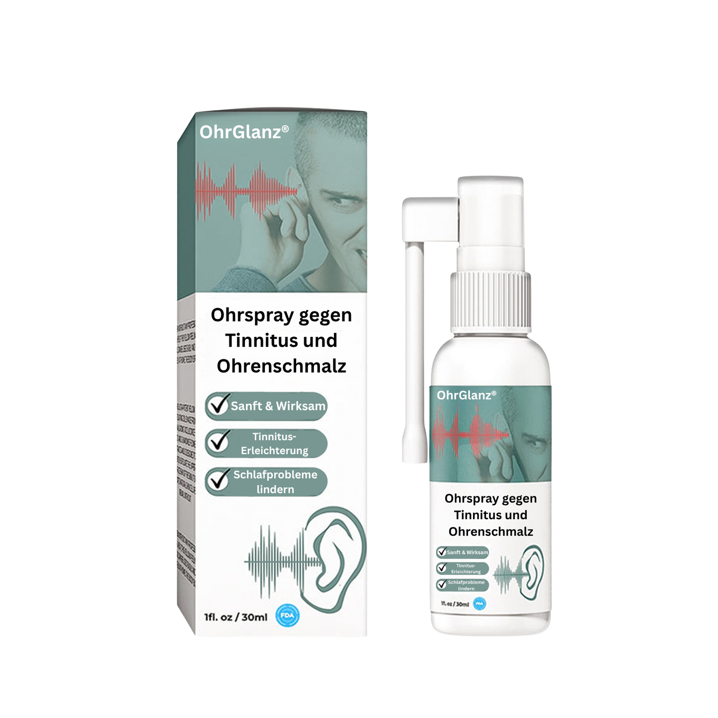 OhrGlanz® - Hörquell Reinigungsspray