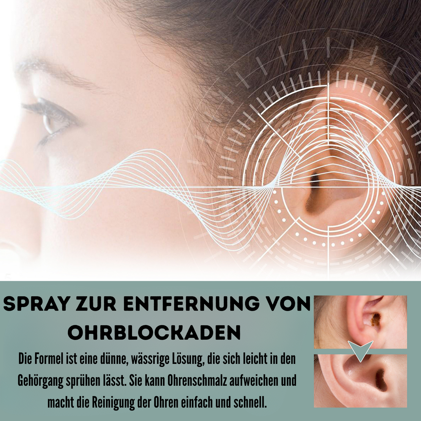 OhrGlanz® - Hörquell Reinigungsspray